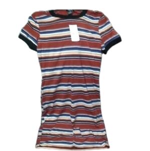 NWT Rue 21 Pull‎ on casual Mini stripe dress Size Juniors XS